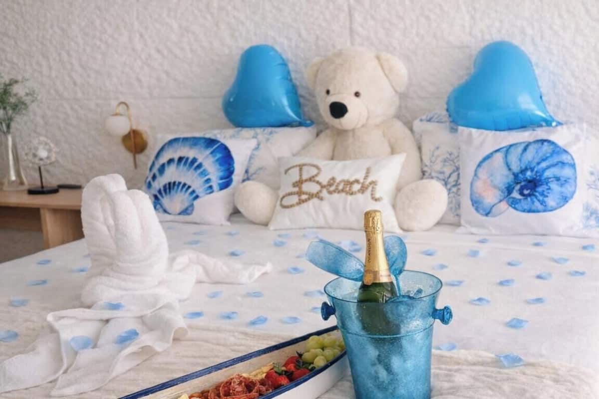 Luksus-loftsrom | Spiseområde på rommet