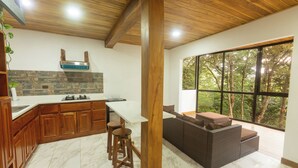 Appartement Duplex, 1 chambre, balcon, vue montagne | Literie hypoallergénique, couette en duvet d'oie, bureau