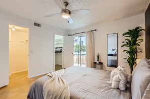 2 bedrooms, desk, iron/ironing board, free WiFi