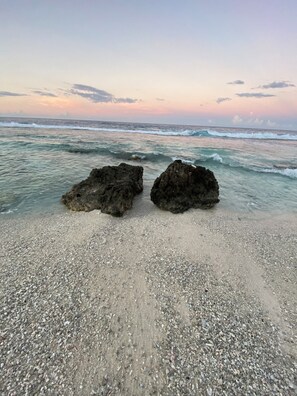 Plage, sable blanc, serviettes de plage