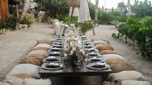 Área para banquetes al aire libre