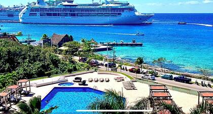 Amazing 3-bedroom condo with best sunset views. In Cozumel's top rated condos