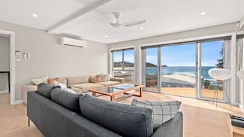 TV, DVD player, stereo