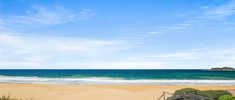On the beach