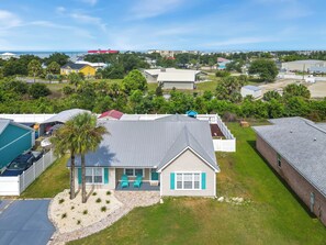 Exterior - "A Wave From It All" is a 3BD w/fenced in backyard, hot tub, kids' fort, pet friendly! (Mexico Beach)