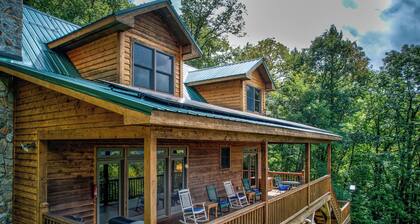 Peaceful View Cabin | Game Room · EV Charger · Fire Pit · Mountain View