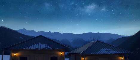 Majoituspaikan julkisivu