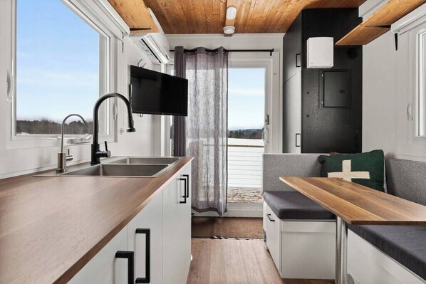 Interior - Charming Modern Tiny Home, Minutes to Stowe (Morristown)