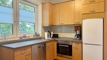 Kühlschrank, Ofen, Herdplatte, Geschirrspüler