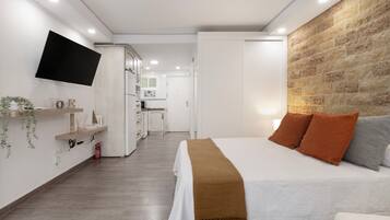 1 makuuhuone, silitysrauta/-lauta, ilmainen Wi-Fi, vuodevaatteet