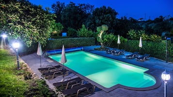 Una piscina riscaldata