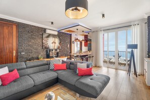 Televisión, chimenea y videojuegos 