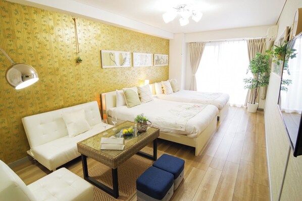 1 habitación, escritorio, wifi gratis y ropa de cama 
