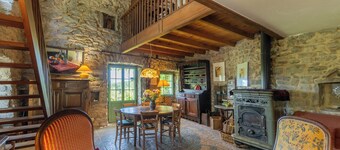 Villa 'L'Elzède' with Mountain View, Private Pool and Wi-Fi