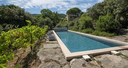 Villa 'L'Elzède' with Mountain View, Private Pool and Wi-Fi