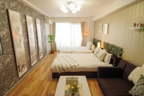 1 bedroom, desk, free WiFi, bed sheets
