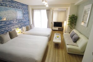 1 bedroom, desk, free WiFi, bed sheets