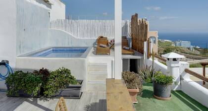 Maison de vacances 'Santoneta Villa Imerovigli' avec vue sur la mer, Wi-Fi et climatisation