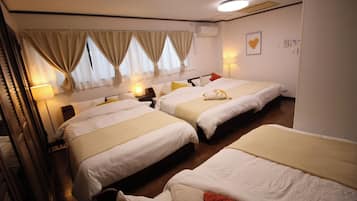 5 bedrooms, desk, iron/ironing board, free WiFi