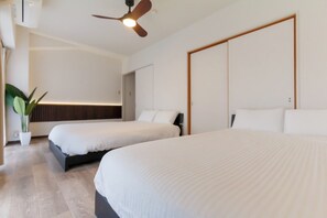 4 bedrooms, desk, iron/ironing board, free WiFi