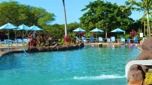 Pool - Poipu Makai Villas C1 – Oceanfront, A/C, PBAC Included (Koloa)