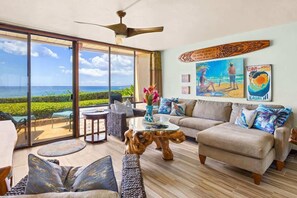 Smart TV - Poipu Makai Villas C1 – Oceanfront, A/C, PBAC Included (Koloa)