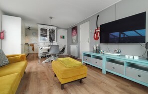 TV connectée, cheminée