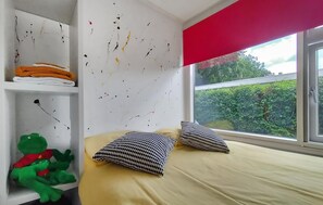 2 habitaciones, cuna de viaje, wifi gratis y ropa de cama 