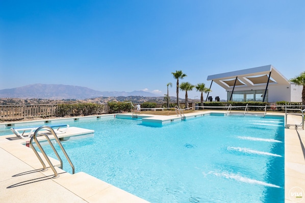 Indoor pool, a heated pool