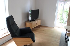 Smart-tv och böcker