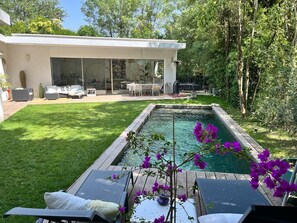 Una piscina riscaldata