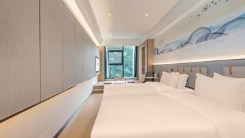 Kamar Twin Bisnis, pemandangan kota | Wi-Fi gratis