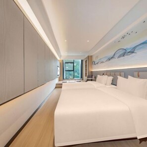 Quarto duplo empresarial, vista para a cidade | Wi-Fi de cortesia