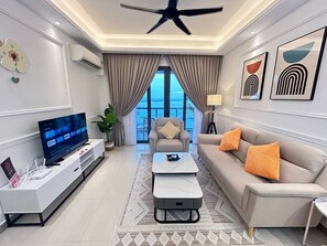 Honeymoon Apartment | Living area | TV - R&F SEINE REGION BY ANJU (Johor Bahru)