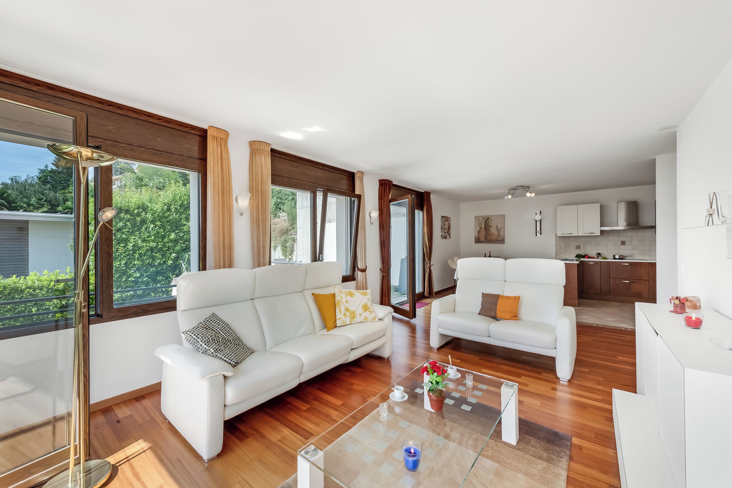 Standaard appartement, meerdere slaapkamers, 2 badkamers (Vernate Lugano Lake Sweet View) | Woonruimte
