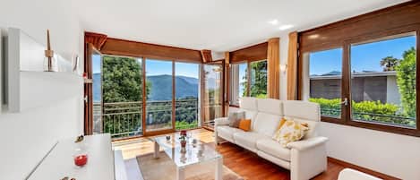 Standard Apartment, Multiple Bedrooms, 2 Bathrooms (Vernate Lugano Lake Sweet View) | Living area