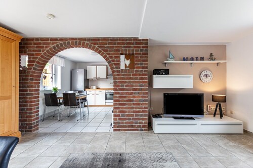 Ferienwohnung  Alter Deich mit privater Terrasse, privatem Garten und Wi-Fi