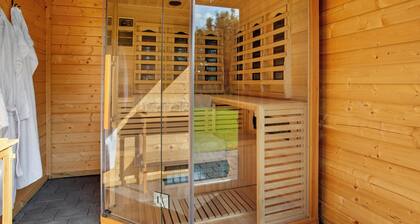 Ferienhaus Sauerland Am Hennesee mit Seeblick, privater Terrasse und Sauna