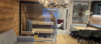 Appartement "Tauplitzrausch Lodge" avec vue sur les montagnes, jardin partagé et Wi-Fi