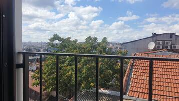 Deluxe Double Room, 1 Queen Bed, City View | Street view