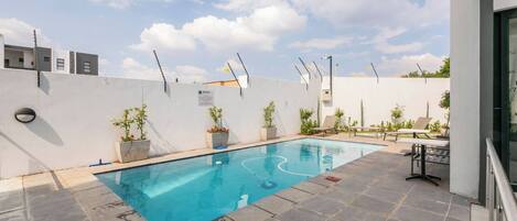 Apartment, 2 Bedrooms, Balcony, City View | Pool