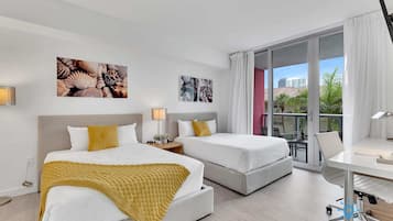 Desk, iron/ironing board, travel cot, WiFi