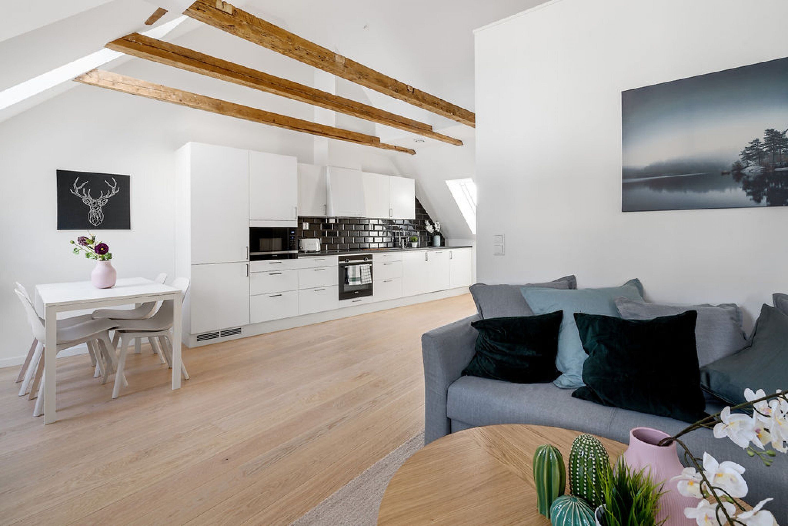 Classic Apartment | Living area | Flat-screen TV