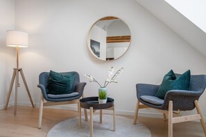 Classic Apartment | Living area | Flat-screen TV - Forenom Serviced Apartments Bergen Grieg (Bergen)