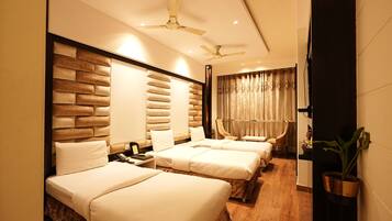 Executive Triple Room | Frette Italian sheets, premium bedding, memory foam beds