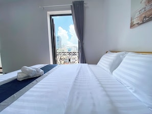 Superior Double Room, Balcony, City View