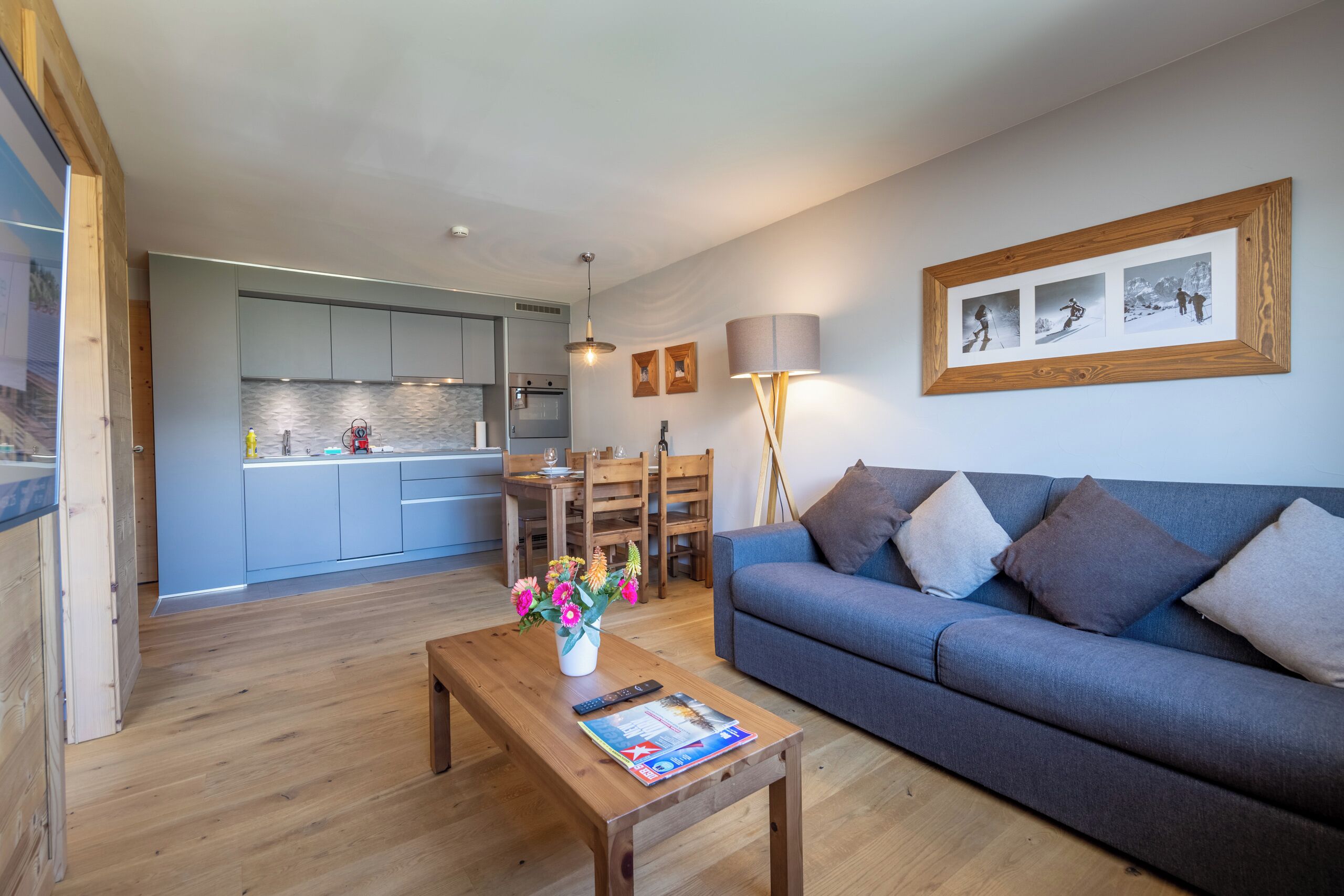 Appartement 4 personnes - 1 chambre | Oppholdsområde | TV