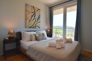 1 غرفة نوم ومكواة/لوح كي وواي فاي مجانًا وملاءات أسرّة