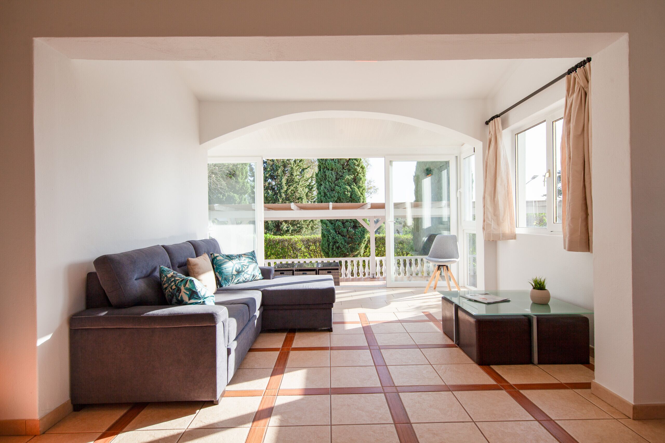 3 habitaciones, cunas, camas plegables/adicionales y ropa de cama 