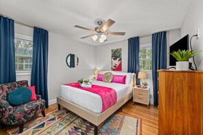 3 slaapkamers, een bureau, een strijkplank/strijkijzer, gratis wifi